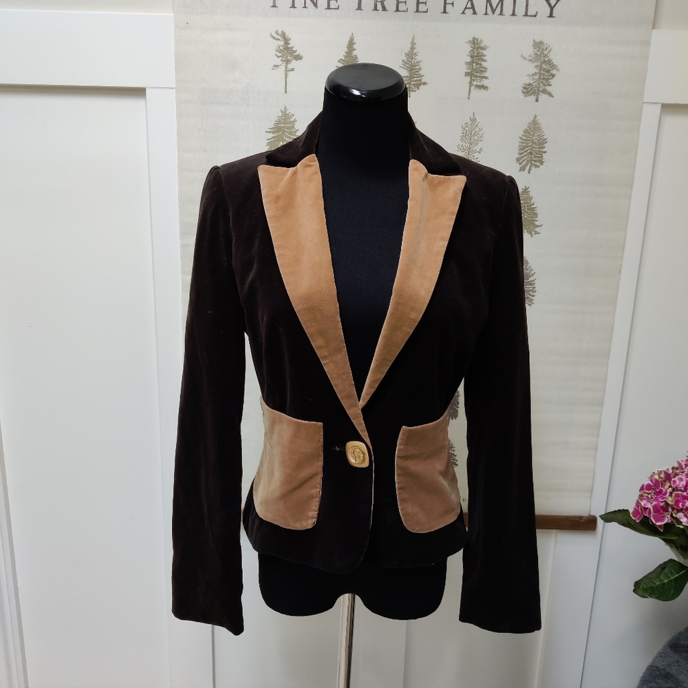 View Velvet Blazer - 8